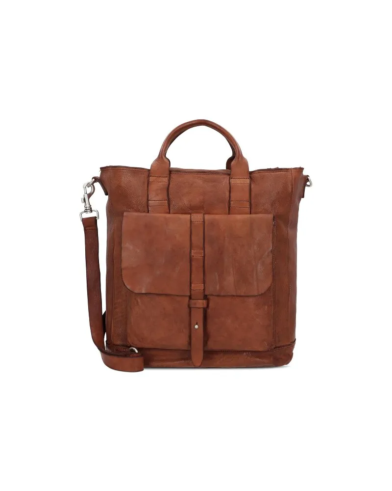 Campomaggi Handtasche Leder 32 cm cognac Braun
