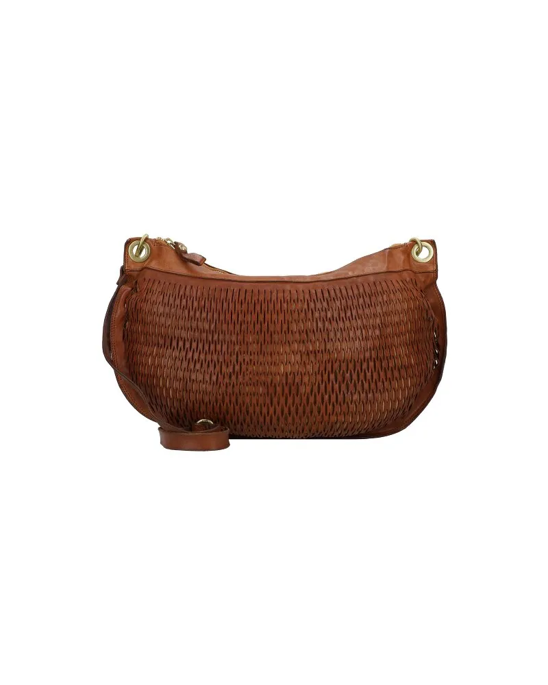 Campomaggi Mangrovia Umhängetasche Leder 41 cm cognac Braun