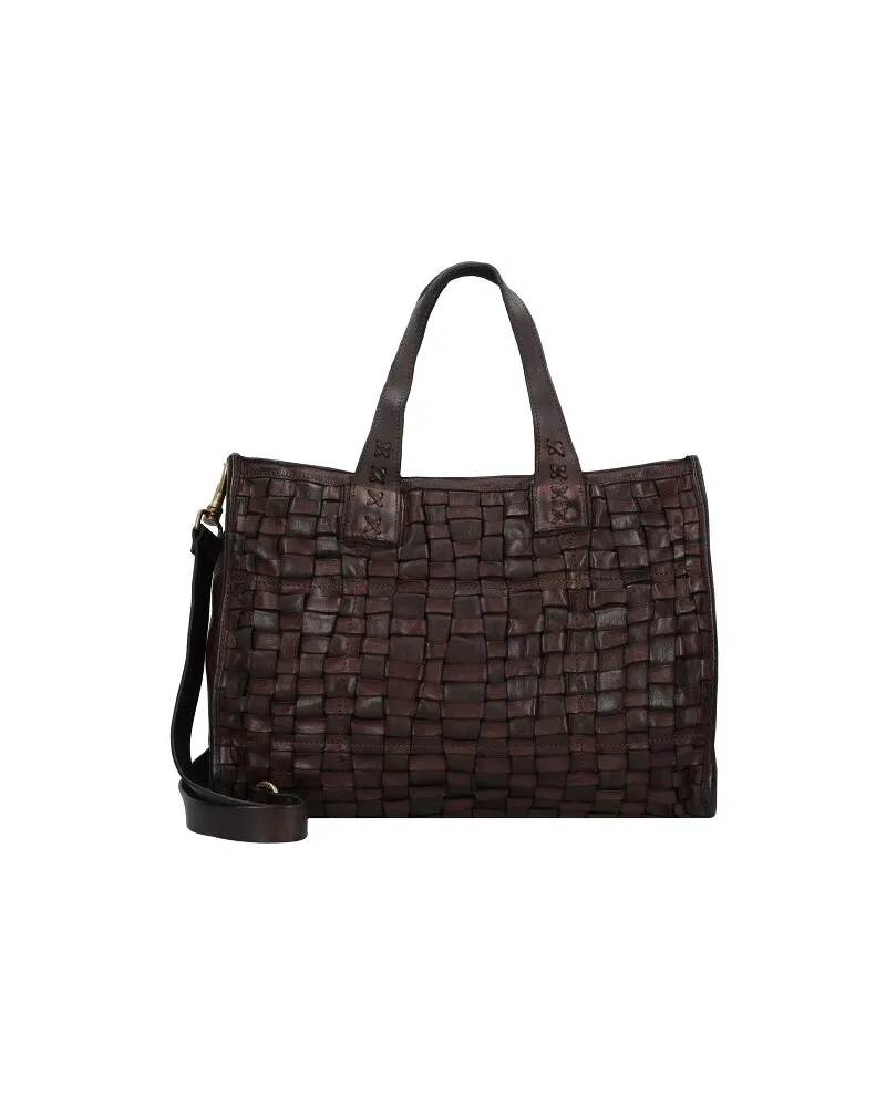Campomaggi Edera Shopper Tasche Leder 40 cm cognac Braun