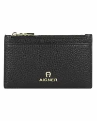 Aigner Ivy Kreditkartenetui Leder 13,5 cm black3 Grau