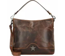 Ranger Handtasche Leder 34 cm brown