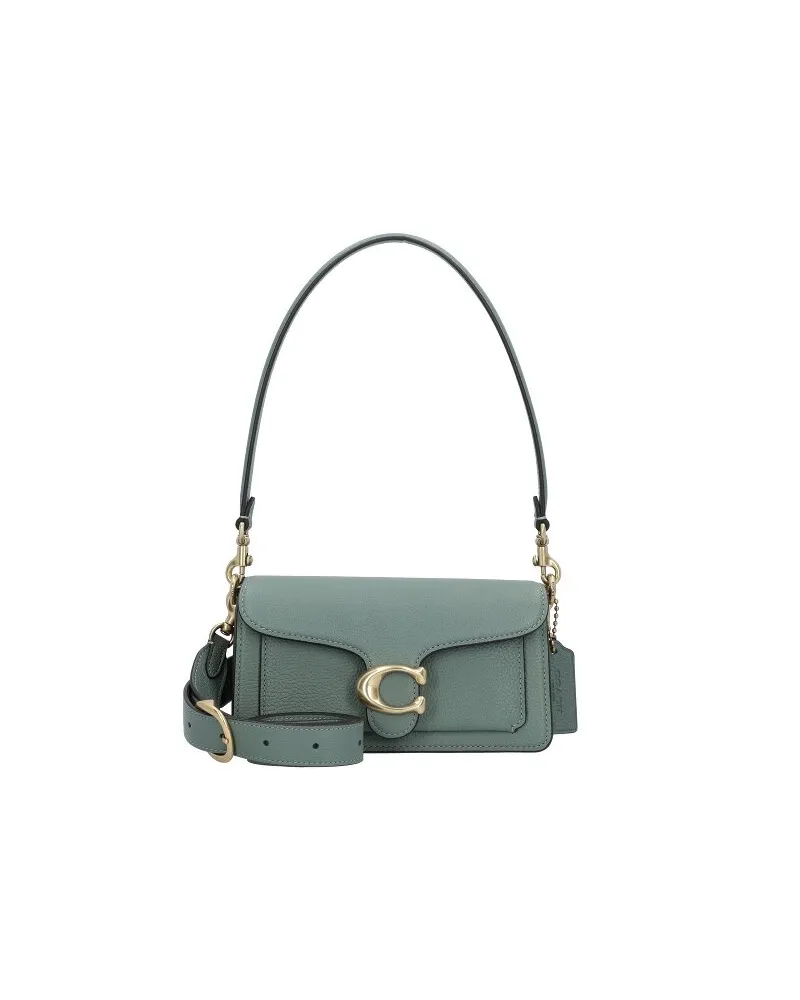 Coach Tabby Schultertasche Leder 20 cm sage Gruen