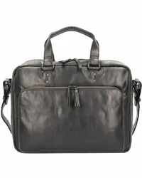 Aunts & Uncles The Workmates Supervisor Aktentasche Leder 41 cm Laptopfach black Schwarz