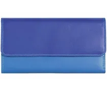 Tri-fold Zip Wallet Geldbörse Leder 17 cm seascape