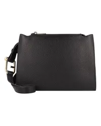 Furla Nuvola Umhängetasche Leder 25 cm nero Schwarz