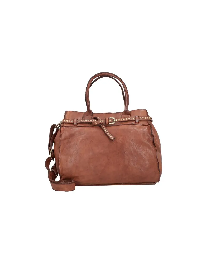 Campomaggi Kura Handtasche Leder cognac Braun