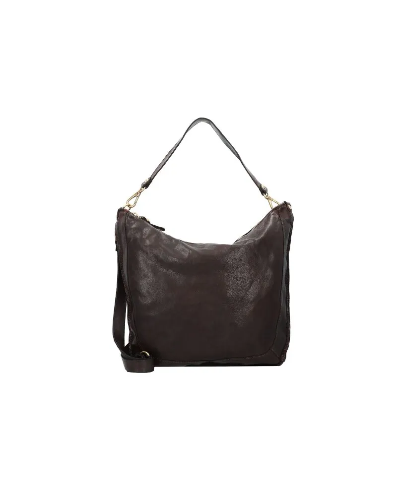 Campomaggi Mogano Schultertasche Leder 44 cm cognac Braun