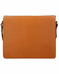 Leonhard Heyden Ottawa Messenger RFID Leder 38 cm Laptopfach Orange