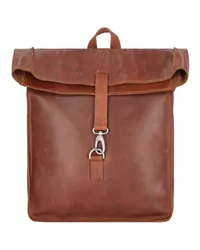 Cowboysbelt Kirkby Rucksack Leder 38 cm Laptopfach cognac Braun