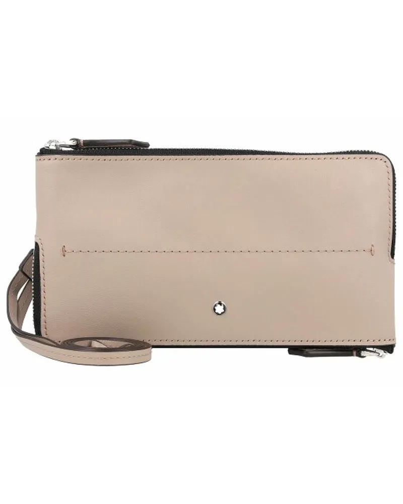 Montblanc Meisterstück Selection Handytasche Leder 19 cm dusty grey Beige