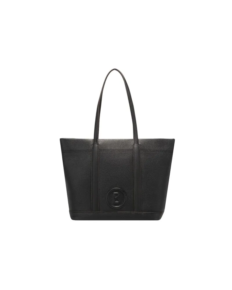Bogner Bozen Zeta Shopper Tasche Leder 31 cm black Schwarz