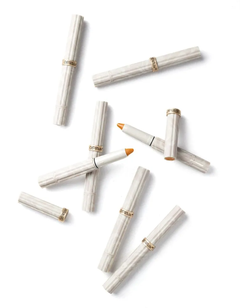 OFF-WHITE IMPRINT GESICHT & KÖRPER FESTES PIGMENT BERNSTEIN - ORANGE Metallic