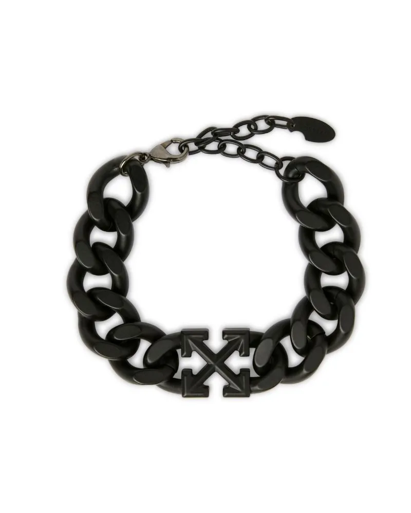 OFF-WHITE Schwarzes Pfeil Kettenarmband Schwarz