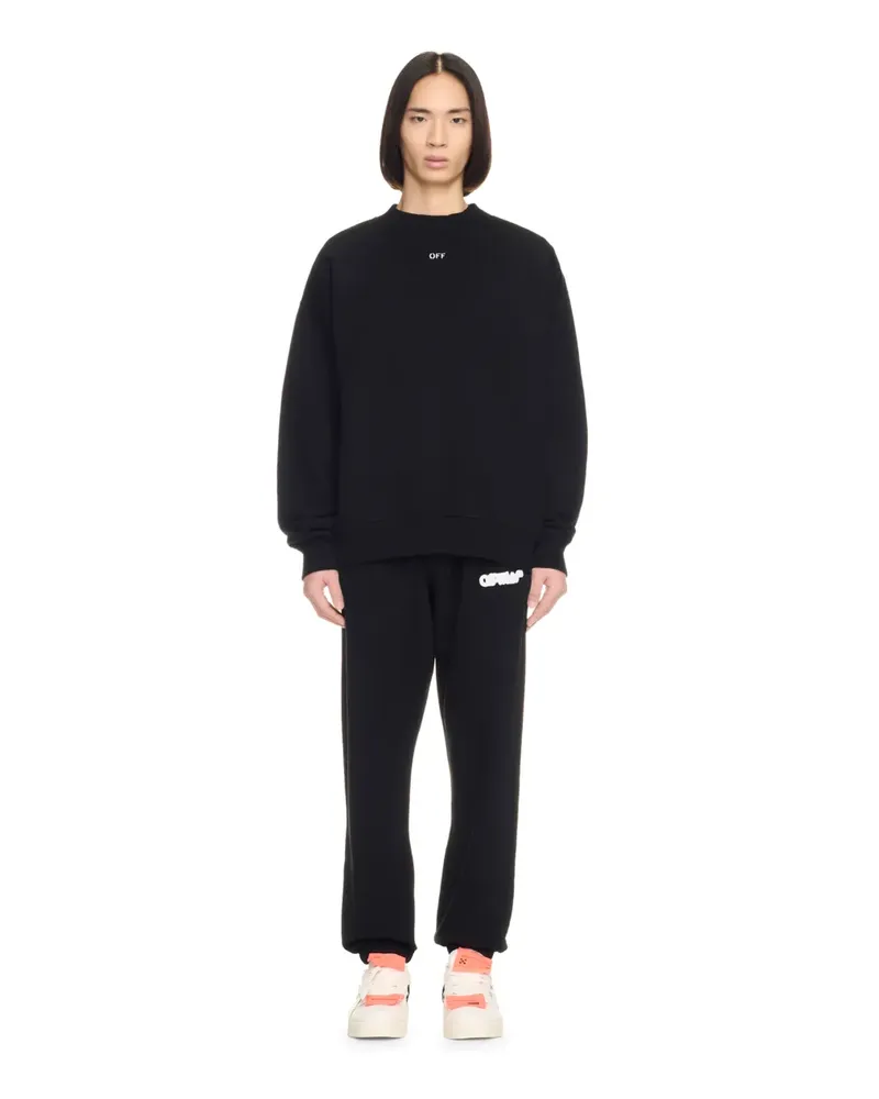 OFF-WHITE SCHWARZER VIBE SWEATSHIRT MIT PFEIL Schwarz