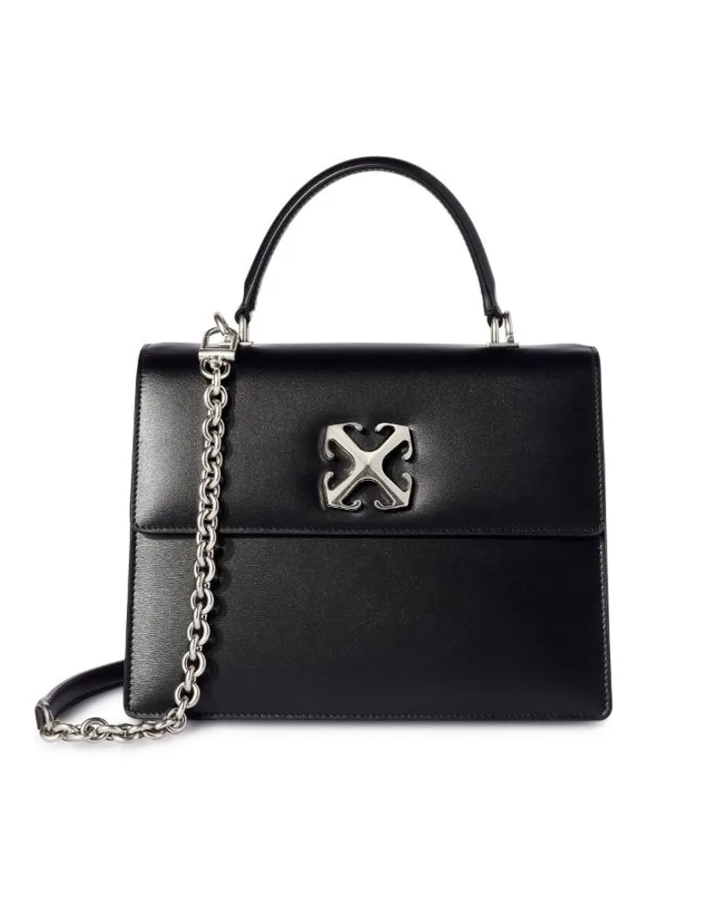 OFF-WHITE Jitney 2.8 Tasche mit Henkel oben Schwarz