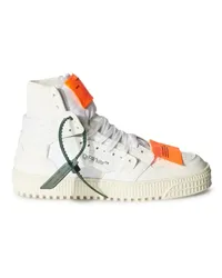 OFF-WHITE 3.0 Off Court Leder Sneaker Weiß