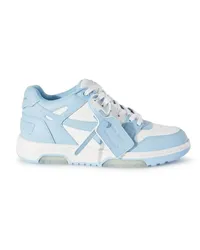 OFF-WHITE OUT OF OFFICE Sneaker Aus Kalbsleder Blau