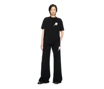 SCHWARZE SWEATHOSE MIT PFEILMUSTER