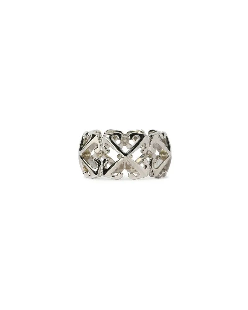 OFF-WHITE RING MIT PFEIL Silber