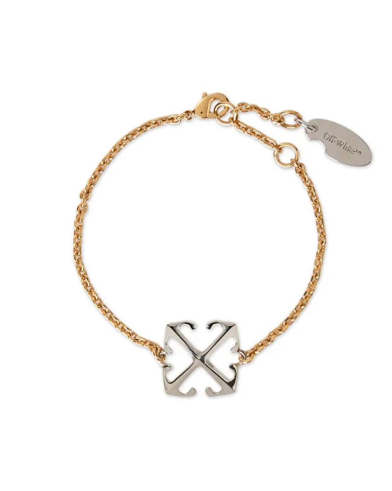 OFF-WHITE ZWEIFARBIGES PFEIL-ARMBAND Gold