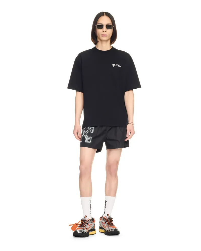 OFF-WHITE SCHWARZES T-SHIRT Schwarz