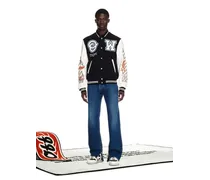 Collegejacke mit Logic-Patch