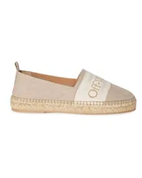 OFF-WHITE BOOKISH LEINEN ESPADRILLAS Nude