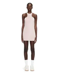 OFF-WHITE MINI-KLEID MIT RUDERAUSSCHNITT Rosa