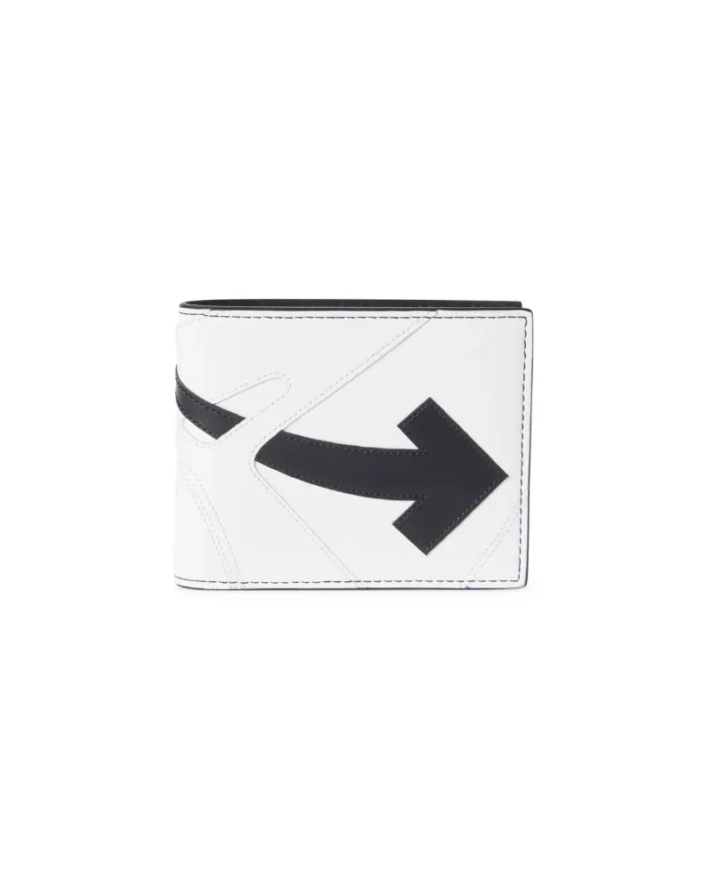 OFF-WHITE OUT OF OFFICE BI-FOLD PORTEMONNAIE Weiß