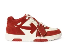 ROT/WEIßE OUT OF OFFICE WILDLEDER-SNEAKER