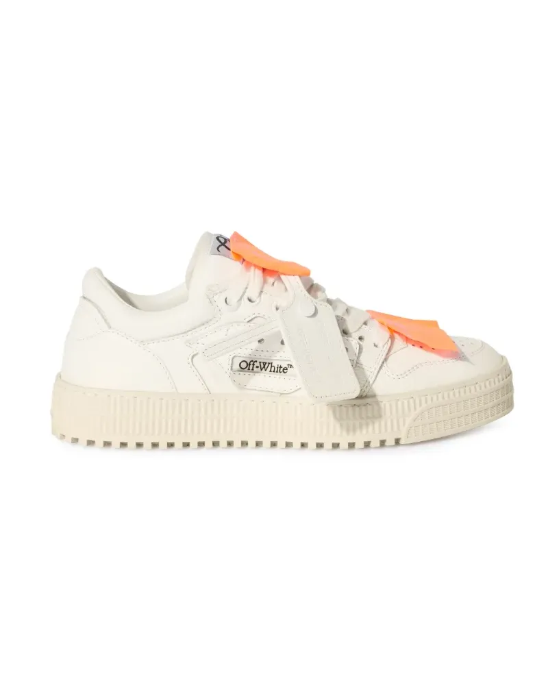OFF-WHITE WEISS/ORANGENE LOW 3.0 OFF COURT Weiß