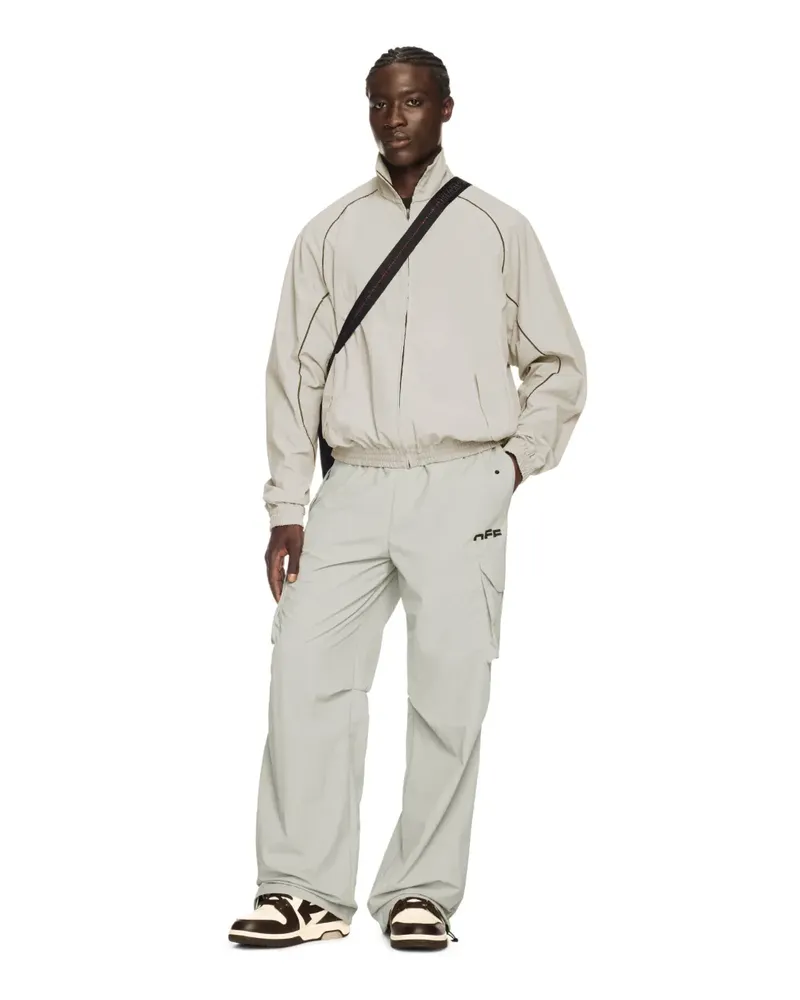 OFF-WHITE Graue Off-Split Trainingshose Nude