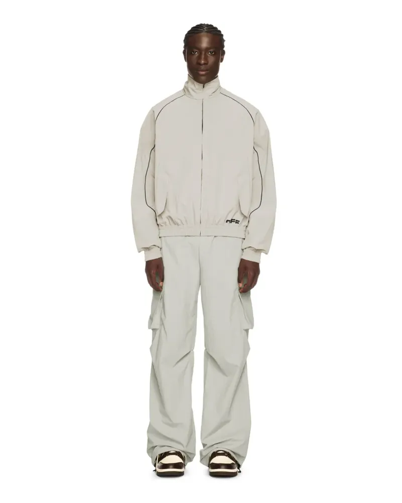 OFF-WHITE Graue Off Trainingsjacke Nude