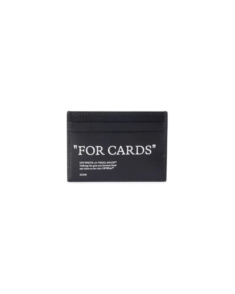OFF-WHITE QUOTE KARTENHALTER Schwarz