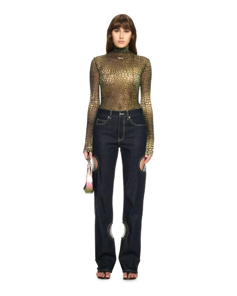 OFF-WHITE BLAUE METEOR JEANS Blau
