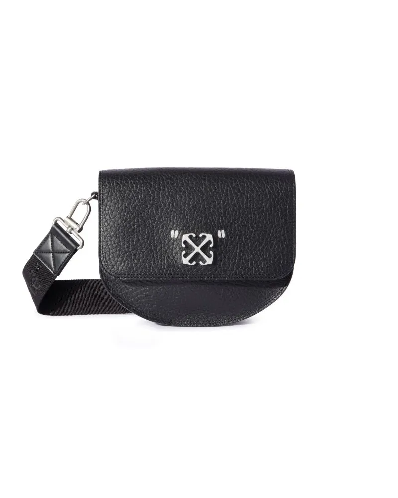 OFF-WHITE Jitney Quote Schultertasche Schwarz