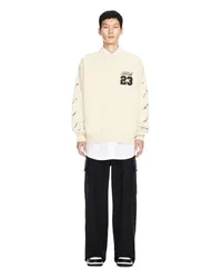 OFF-WHITE Pullover mit Rundhalsausschnitt & 23 Logo Nude