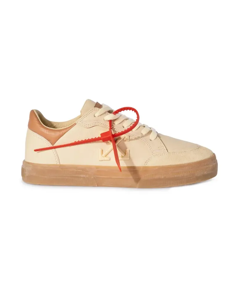 OFF-WHITE Karamell Vulkanisiertes Vintage Sneaker Nude