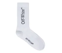 WEISSE LANGE SOCKEN MIT 3 PFEILEN