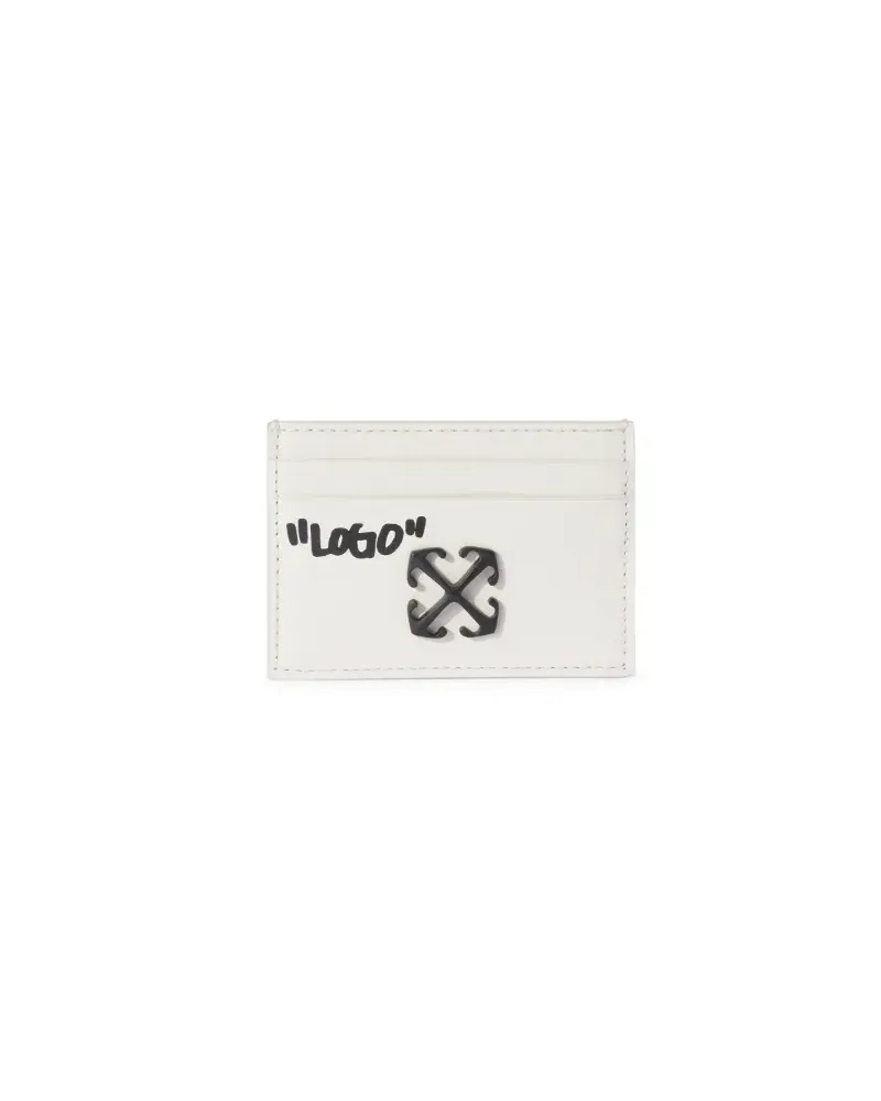 OFF-WHITE JITNEY QUOTE KARTENHALTER Weiß