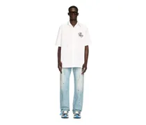 Weißes Fresco Arrow Bowlinghemd