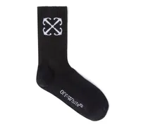 Schwarze Pfeil mittelhohe Socken