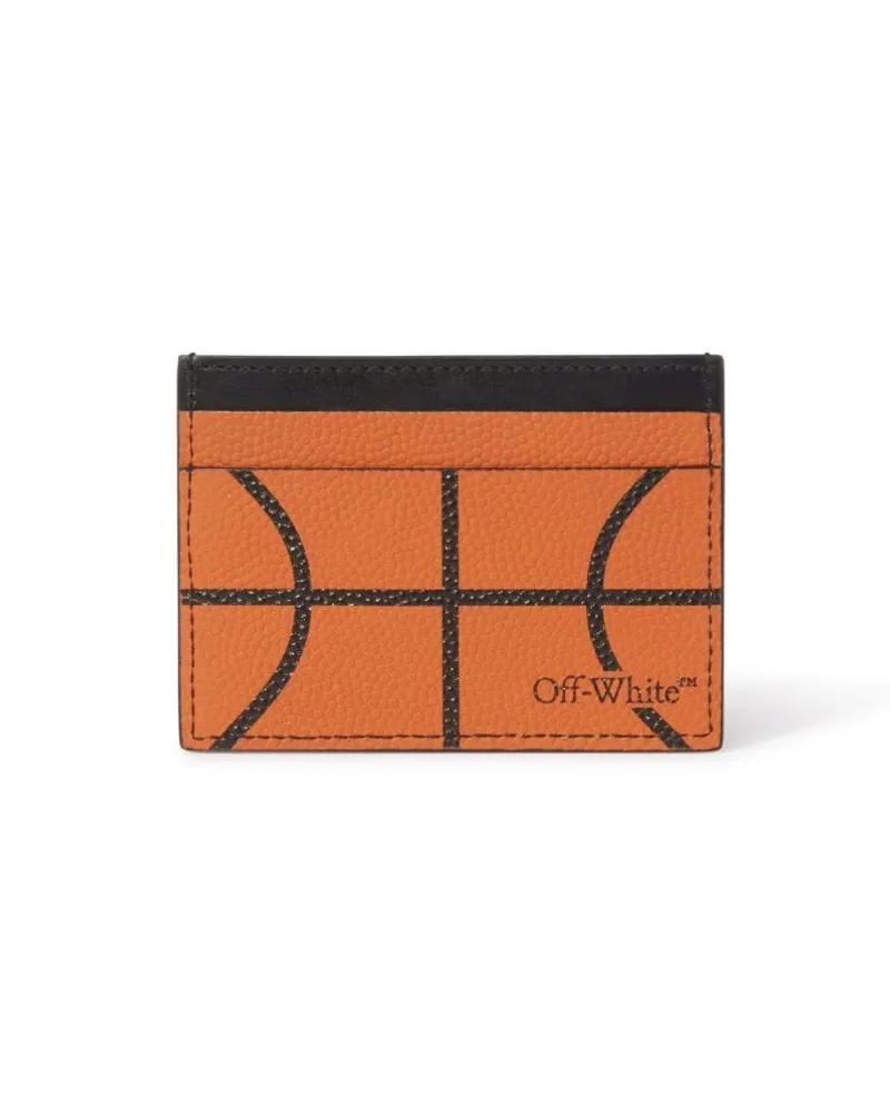 OFF-WHITE BASKETBALL EINFACHES KARTENETUI Orange