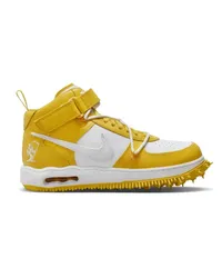 Nike Sneakers Nike AF1 Mid Varsity Maize c/o Off-White™️ Weiß/Gelb Gelb