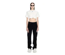 Off Aufdruck Cropped T-Shirt