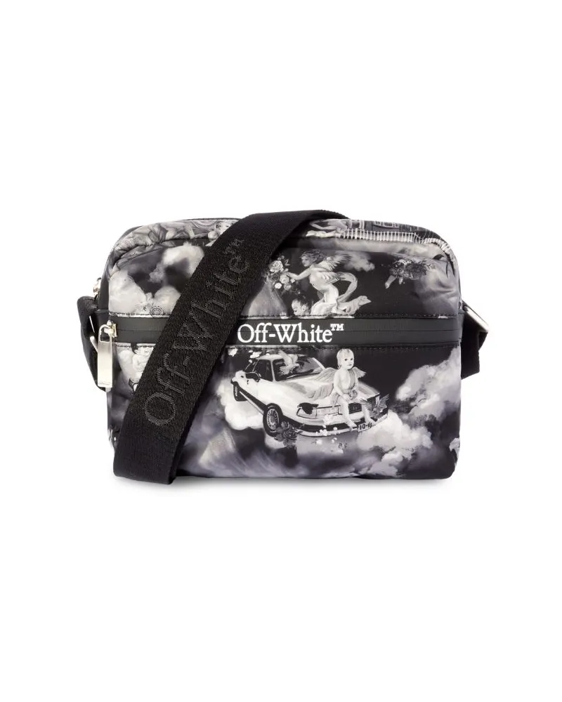 OFF-WHITE FRESCO PRINT OUTDOOR SCHULTERTASCHE Schwarz