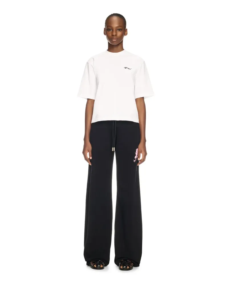 OFF-WHITE WEISSES SCRIPT T-SHIRT Weiß