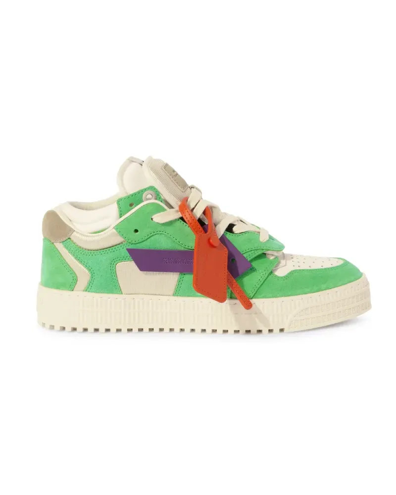 OFF-WHITE LILA/GRÜNE SNEAKER MIT PFEIL Grün