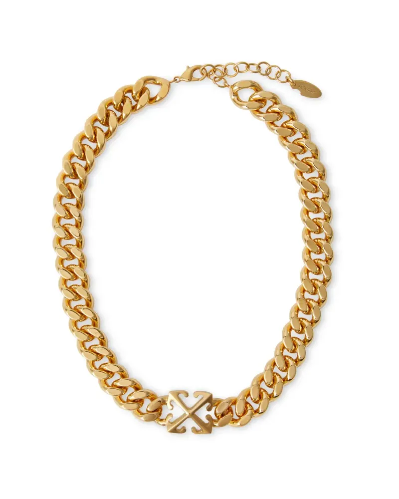 OFF-WHITE HALSBAND MIT PFEIL Gold