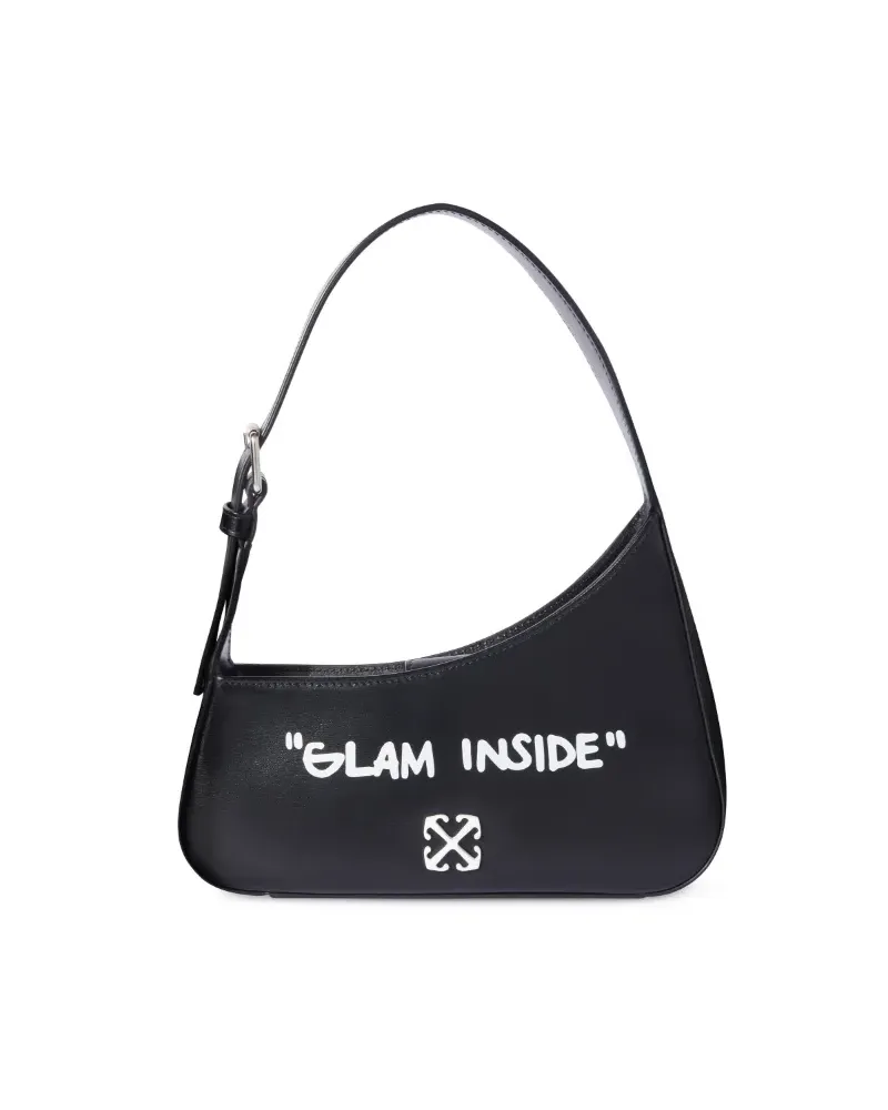 OFF-WHITE JITNEY QUOTE SCHULTERTASCHE Schwarz